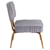 Nunzio Accent Chair - Gray - LMS-CH-NNZ-GY