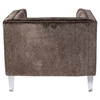 Valentina Tufted Upholstery Armchair - Brown - LMS-CH-VALTINA-BN