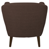 Rockwell Upholstery Armchair - Button Tufted, Espresso - LMS-CHR-AH-RKWL-ESP