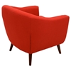 Rockwell Upholstery Armchair - Button Tufted, Red - LMS-CHR-RKWL-R