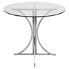 Boro Round Dining Table - Pedestal Base - LMS-DT-BORO-CL-BSS