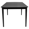 Tintori Rectangular Dining Table - Black - LMS-DT-TIN6036-BK