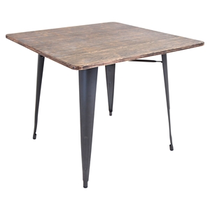 Oregon Square Dining Table - Gray 