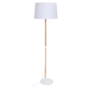 Raised Floor Lamp - Medium Brown, White - LMS-LS-L-RSDFL-BN-W