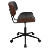 Lombardi Height Adjustable Office Chair - Swivel - LMS-OC-JY-LMB-WL-BK