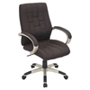 Category Height Adjustable Office Chair - Swivel, Brown - LMS-OFC-AC-CAT-CHMP