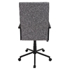 Congress Height Adjustable Office Chair - Swivel, Black - LMS-OFC-AC-CN-BK-T
