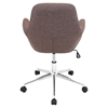 Degree Height Adjustable Office Chair - Swivel, Gray - LMS-OFC-AC-DGR-BN