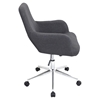 Degree Height Adjustable Office Chair - Swivel, Brown - LMS-OFC-AC-DGR-GY