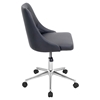 Marche Height Adjustable Office Chair - Swivel, Black - LMS-OFC-MARCHE-BK
