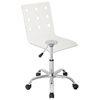 Swiss Clear Acrylic Office Chair - LMS-OFC-TW-SWISS-CL