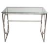 Dynasty Rectangular Office Desk - Clear - LMS-OFD-DNSTY-CL