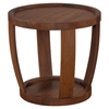 Dylan Round End Table - Rustic Walnut - MOES-BC-1013-20