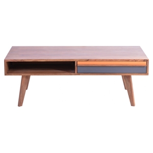 Bliss Coffee Table - 1 Drawer, Natural 