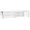 Neo TV Stand - 2 Shelves, 3 Drawers, White - MOES-ER-1117-18