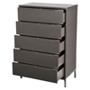 Naples Chest - 5 Drawers, Gray - MOES-ER-1198-29