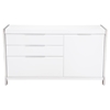 Neo Small Sideboard - 3 Drawers, 1 Door, White - MOES-ER-2004-50