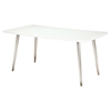 Pampa Dining Table - White Glass - MOES-ER-2007-70
