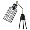 Desi Floor Lamp - Black, Silver Neck - MOES-FD-1003-02