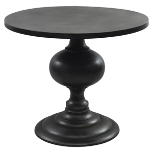Lexie Dining Table - Pedestal Base, Black 