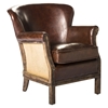 Abbey Leather Club Chair - Brown - MOES-PK-1039-20