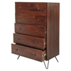Bronson 5 Drawers Chest - Brown - MOES-SR-1039-03