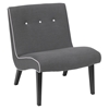 Mancini Lounge Chair - Button Tufted, Light Gray (Set of 2) - MOES-TW-1095-29