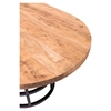 Race Oval Dining Table - Light Brown - MOES-VE-1008-21
