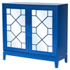 Indochine Low Cabinet Doors Blue Dcg Stores