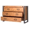 Brooklyn 3 Drawers Dresser - Dark Brown - MOES-WN-1025-20
