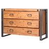 Brooklyn 3 Drawers Dresser - Dark Brown - MOES-WN-1025-20