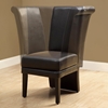 Goodwill Swivel Dining Chair - Dark Brown, Rollback (Set of 2) - MNRH-I-1707BR