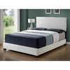 Esmeralda Queen Panel Bed - White Upholstery, Tapered Feet - MNRH-I-5907Q