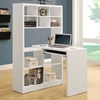 Friedrich Desk With Tall Bookcase White Dcg Stores