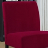 Sassa Lounge Chair - Crocodile Patterned Velvet, Red - MNRH-I-8018