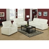 Artaud Leather Chair - Pillow Top Arms, Ivory - MNRH-I-8811IV
