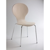 Bunny Side-17 Side Chair - White Wash, Chrome Leg - NSI-225001