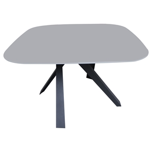 Cafe-453 Dining Table - Gray, Black 