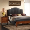 Auckland 5 Piece Queen Bedroom Set - Platform Bed, Antique Oak - NSI-517005BQS