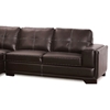 Avery Sectional Sofa - Brown Leather, Left Facing Chaise - NSI-435001L