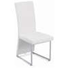 Cafe 5 Piece Dining Set - Frosted Glass, Long Back Chairs - NSI-426002S