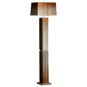 Bronze Grid Floor Lamp 