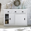 Halifax Buffet with Sliding Doors - Pure White - NSOLO-B130