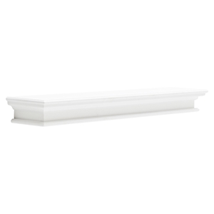 Halifax Floating Extra Long Wall Shelf - Pure White 