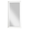 Halifax Rectangular Mirror Profile - Pure White - NSOLO-P76