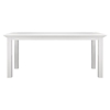 Halifax 63" Rectangular Dining Table - Pure White - NSOLO-T759-160