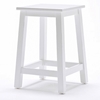 Halifax Backless Stool - Pure White - NSOLO-T767S