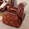 Ventura 3 Piece Reclining Sofa Set - Two Tone Saddle, Eco Leather - NVH-7060-321RR