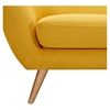 Ida Button Tufted Upholstery Armchair - Papaya Yellow - NYEK-223311
