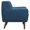 Ida Button Tufted Upholstery Armchair - Stone Blue - NYEK-223319